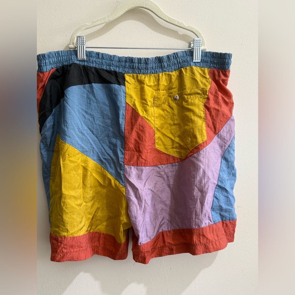 Iamnotbasic Aris Multicolor Patchwork Men Shorts - image 4